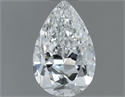 Diamante Natural 0.60 quilates, De pera , Color F, claridad SI1 y certificado GIA