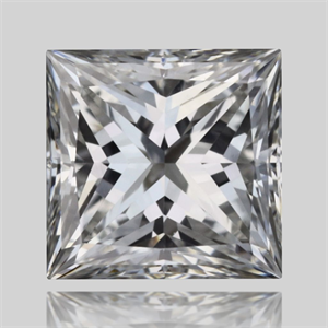 Foto Diamante Natural 0.32 quilates, Princesa , Color F, claridad VVS1 y certificado GIA de