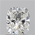 Natural Diamond 1.01 Carats, Cushion with  Cut, I Color, VS1 Clarity and Certified by GIA