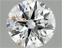 Lab Grown Diamond 2.56 Carats, Round with Ideal Cut, D Color, VVS2 Clarity and Certified by IGI