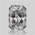 Natural Diamond 0.70 Carats, Radiant with  Cut, F Color, VS2 Clarity and Certified by GIA