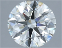 Natural Diamond 2.90 Carats, Round with Excellent Cut, J Color, VVS2 Clarity and Certified by IGI