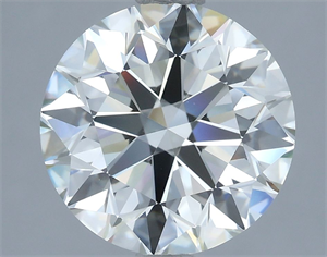 Picture of Natural Diamond 2.90 Carats, Round with Excellent Cut, J Color, VVS2 Clarity and Certified by IGI