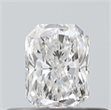 Natural Diamond 0.30 Carats, Radiant with  Cut, E Color, IF Clarity and Certified by GIA
