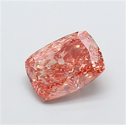 Picture of Lab Grown Diamond 1.69 Carats, CUSHION MODIFIED with  Cut, Fancy Intense Pink Color, VS1 Clarity and Certified by IGI