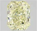Natural Diamond 0.50 Carats, Radiant with  Cut, N Color, VVS1 Clarity and Certified by GIA