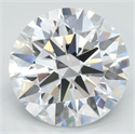 Lab Grown Diamond 3.02 Carats, Round with Ideal Cut, D Color, VVS1 Clarity and Certified by IGI