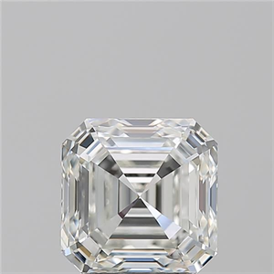 Foto Diamante Natural 2.01 quilates, Asscher , Color I, claridad VS1 y certificado GIA de