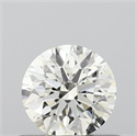 Diamante Natural 0.51 quilates, Redondo , Color K, claridad I1 y certificado GIA