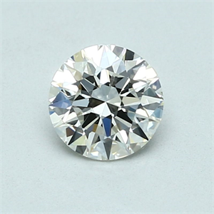 Picture of Natural Diamond 0.70 Carats, Round with Excellent Cut, J Color, VVS1 Clarity and Certified by GIA