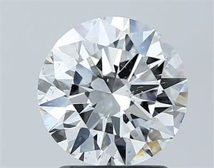 Foto Diamante Natural 1.80 quilates, Redondo , Color G, claridad SI1 y certificado GIA de