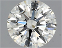 Diamante Natural 0.87 quilates, Redondo , Color I, claridad VS1 y certificado GIA