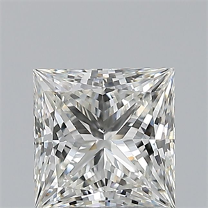 Picture of Natural Diamond 0.81 Carats, Princess with  Cut, H Color, VVS1 Clarity and Certified by GIA