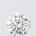 Lab Grown Diamond 1.08 Carats, Round with Ideal Cut, E Color, VS1 Clarity and Certified by IGI