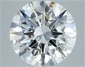Natural Diamond 4.02 Carats, Round with Excellent Cut, G Color, VS1 Clarity and Certified by GIA