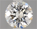 Natural Diamond 0.50 Carats, Round with Excellent Cut, G Color, SI1 Clarity and Certified by GIA