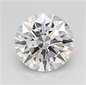 Lab Grown Diamond 2.02 Carats, Round with Excellent Cut, D Color, VVS2 Clarity and Certified by IGI