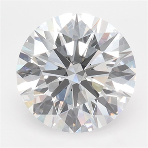 Picture of Lab Grown Diamond 3.35 Carats, Round with Ideal Cut, D Color, IF Clarity and Certified by IGI
