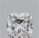 Natural Diamond 0.50 Carats, Cushion with  Cut, F Color, VVS1 Clarity and Certified by GIA