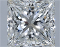 Natural Diamond 1.52 Carats, Princess with  Cut, H Color, VS2 Clarity and Certified by GIA