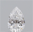 Natural Diamond 0.51 Carats, Pear with  Cut, D Color, VS1 Clarity and Certified by GIA
