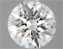 Lab Grown Diamond 1.02 Carats, Round with Ideal Cut, D Color, VS1 Clarity and Certified by IGI