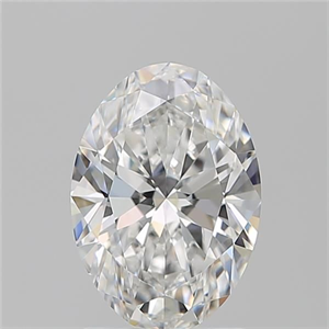 Foto Diamante Natural 1.71 quilates, Ovalado , Color E, claridad VS1 y certificado GIA de