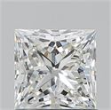Natural Diamond 1.01 Carats, Princess with  Cut, I Color, VS2 Clarity and Certified by GIA