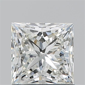 Picture of Natural Diamond 1.01 Carats, Princess with  Cut, I Color, VS2 Clarity and Certified by GIA