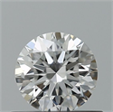 Natural Diamond 0.40 Carats, Round with Excellent Cut, D Color, VVS2 Clarity and Certified by GIA