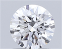 Lab Grown Diamond 1.11 Carats, Round with Ideal Cut, D Color, VVS1 Clarity and Certified by IGI