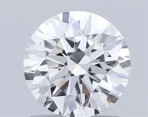 Picture of Lab Grown Diamond 1.11 Carats, Round with Ideal Cut, D Color, VVS1 Clarity and Certified by IGI