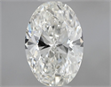 Diamante Natural 0.58 quilates, Ovalado , Color H, claridad VVS1 y certificado GIA