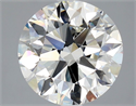 Diamante Natural 3.01 quilates, Redondo , Color H, claridad VS1 y certificado GIA