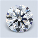 Diamante Natural 1.50 quilates, Redondo , Color H, claridad VVS1 y certificado GIA