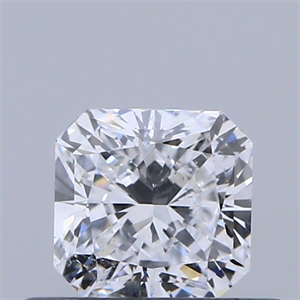 Picture of Natural Diamond 0.41 Carats, Radiant with  Cut, D Color, SI1 Clarity and Certified by GIA