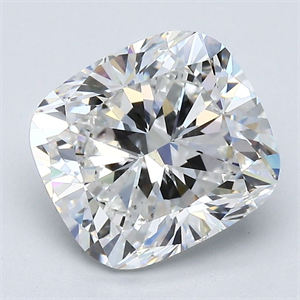 Foto Diamante Natural 3.20 quilates, Del cojín , Color G, claridad VS2 y certificado GIA de