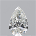 Diamante Natural 0.50 quilates, De pera , Color I, claridad VVS1 y certificado GIA