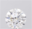 Lab Grown Diamond 1.08 Carats, Round with Excellent Cut, D Color, VVS1 Clarity and Certified by IGI