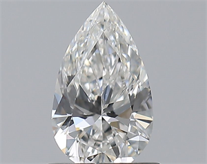 Foto Diamante Natural 0.70 quilates, De pera , Color F, claridad SI2 y certificado GIA de