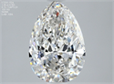 Natural Diamond 1.00 Carats, Pear with  Cut, G Color, SI1 Clarity and Certified by GIA
