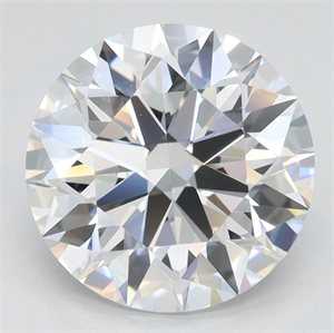 Picture of Lab Grown Diamond 3.55 Carats, Round with Ideal Cut, D Color, VVS1 Clarity and Certified by IGI