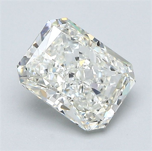 Picture of Natural Diamond 1.50 Carats, Radiant with  Cut, J Color, VS1 Clarity and Certified by GIA
