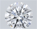 Lab Grown Diamond 2.78 Carats, Round with Excellent Cut, G Color, VVS2 Clarity and Certified by IGI