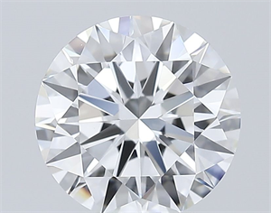 Picture of Lab Grown Diamond 2.78 Carats, Round with Excellent Cut, G Color, VVS2 Clarity and Certified by IGI