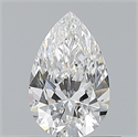 Natural Diamond 0.52 Carats, Pear with  Cut, E Color, VVS2 Clarity and Certified by GIA
