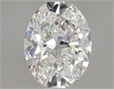 Natural Diamond 1.00 Carats, Oval with  Cut, G Color, VS1 Clarity and Certified by GIA