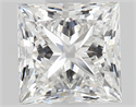 Natural Diamond 0.70 Carats, Princess with  Cut, E Color, VS2 Clarity and Certified by GIA