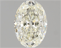 Natural Diamond 1.30 Carats, Oval with  Cut, J Color, VVS2 Clarity and Certified by IGI