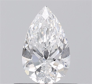 Foto Diamante Natural 0.50 quilates, De pera , Color E, claridad SI1 y certificado GIA de